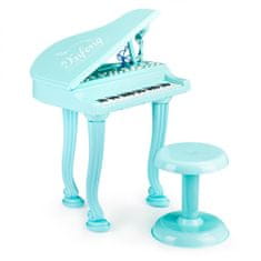 ModernHome Detské piano s mikrofónom Tinny modré