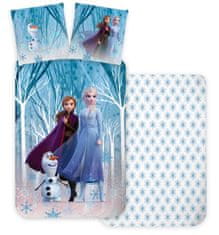 BrandMac Detská posteľná bielizeň Disney Frozen Forest 100×135 cm, 40×60 cm