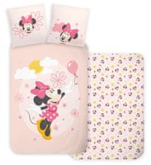 BrandMac Detská posteľná bielizeň Disney Minnie Fly 100×135 cm, 40×60 cm