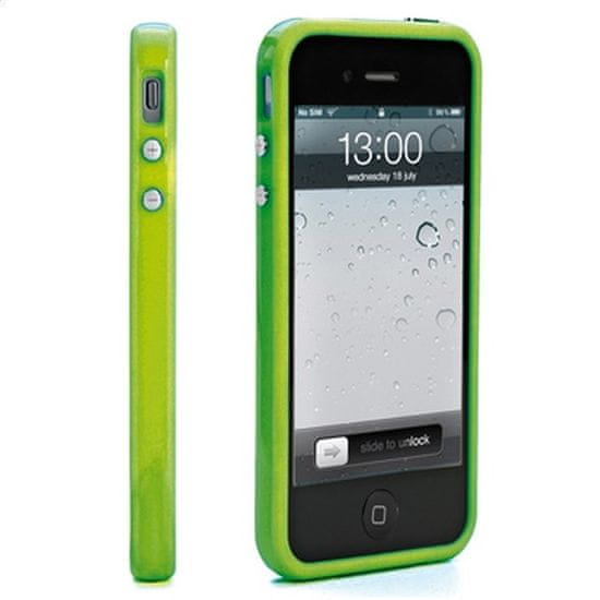 Muvit bumper rámček + fólia na displej iPhone 5, zelený