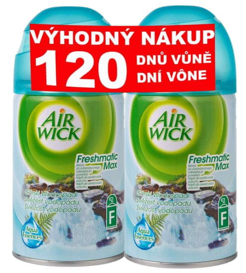 Air wick Fresh Matic Max Náhradná náplň Sviežosť vodopádu 2 x 250 ml
