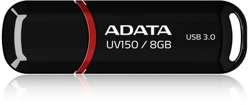 A-Data UV150, 8GB, čierny