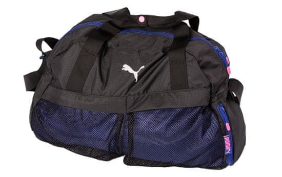 Puma Gym Sports Duffle black/spectrum blue/pink