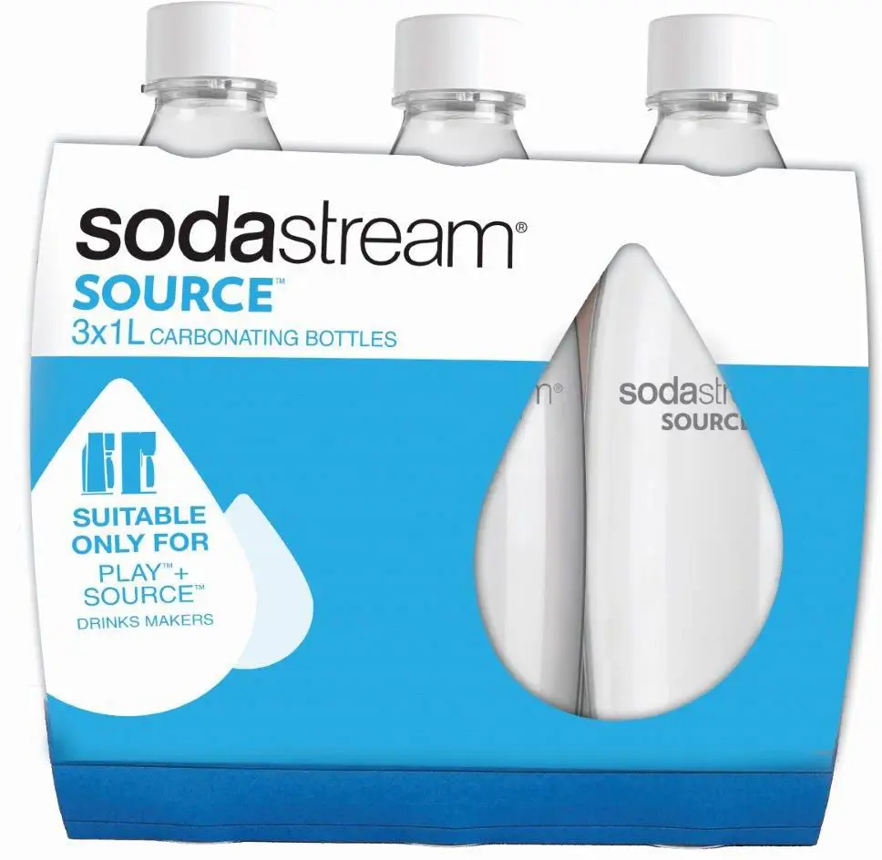 SodaStream Fľaša 1 l SOURCE PLAY 3Pack biela