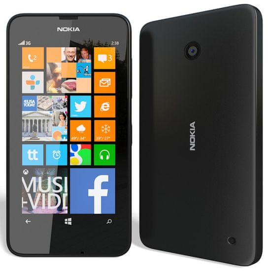 Nokia Lumia 630, čierna