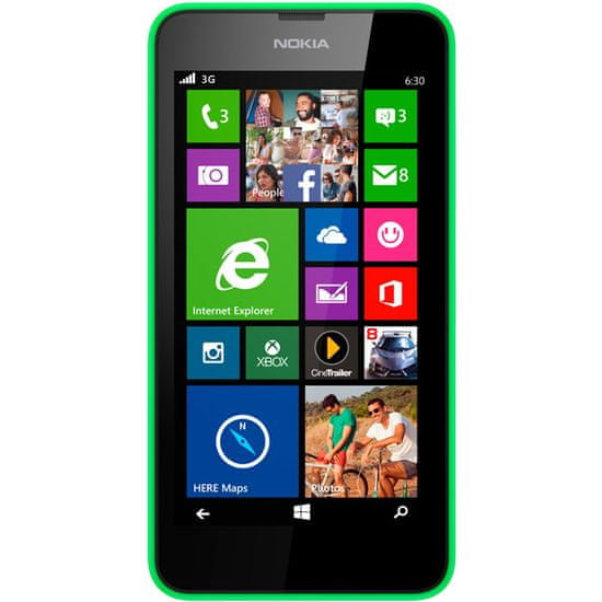 Nokia Lumia 630, DualSIM, zelená