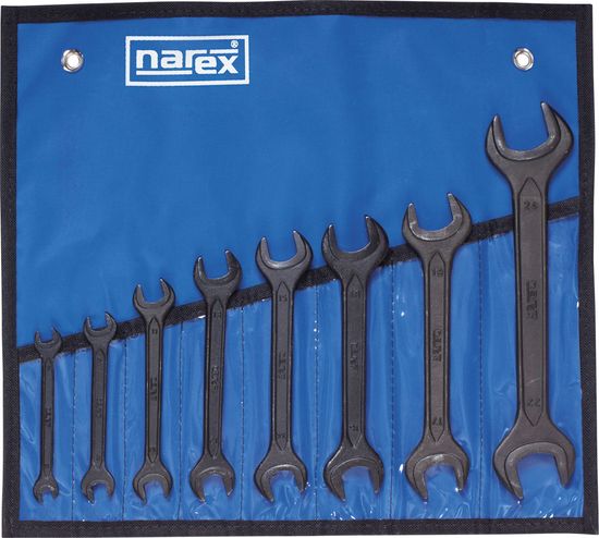 Narex Obojstranné maticové kľúče 8 ks,čiernené