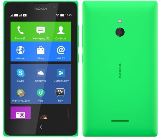 Nokia XL, DualSIM, zelená