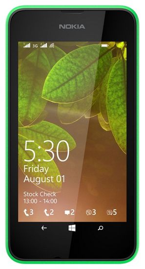 Nokia Lumia 530 Dual SIM, zelená