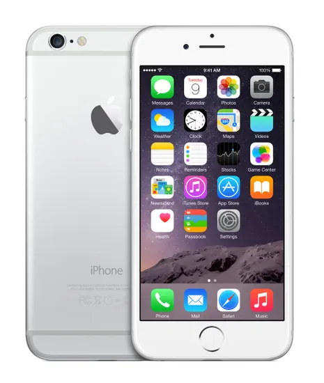 Apple iPhone 6, 16 GB, strieborný