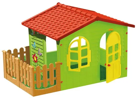 Mochtoys Detský záhradný domček s plotom veľký