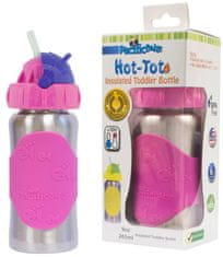 Pacific Baby Hot-Tot termoska so slamkou 260 ml - ružová