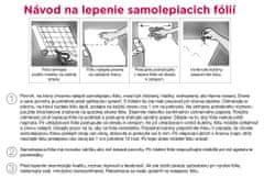 Dimex - Samolepiace fólie na dvere 99-6275 BIELE DREVO - šírka 90 cm