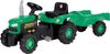 Detský traktor šliapací s vlečkou - zelený