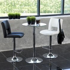 Design Scandinavia Barová stolička Larry (SET 2 ks), biela