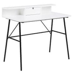 Design Scandinavia Pracovný stôl so zásuvkou Calina, 100 cm