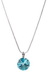 Levien Elegantný náhrdelník Rivoli Light Turquoise