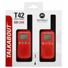 Motorola TLKR T42, červené