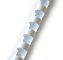 Univox Hrebeň pre krúžkovú väzbu 10 mm biely / 100 ks 