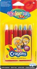 Colorino Farby tvárovej v ceruzke 6 farieb 
