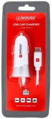 Skross USB Car Charger &amp; Type-C nabíjací autoadaptér DC29C