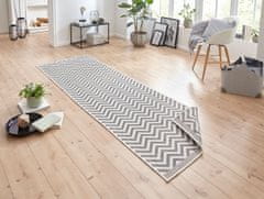NORTHRUGS Kusový koberec Twin Supreme 103432 Palma grey creme – na von aj na doma 80x150