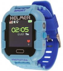 Helmer Smart dotykové hodinky s GPS lokátorom a fotoaparátom - LK 708 modré