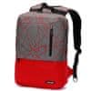 Travel plus Cestovný a turistický batoh, červeno-šedý