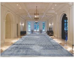 Diamond Carpets Ručne viazaný kusový koberec Diamond DC-HALI B Silver / blue 120x170