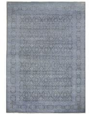 Diamond Carpets Ručne viazaný kusový koberec Diamond DC-HALI B Light grey / blue 120x170