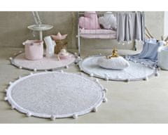 Lorena Canals Ručne tkaný kusový koberec Bubbly Light Grey 120x120 (priemer) kruh