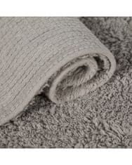 Lorena Canals Pre zvieratá: Prateľný koberec Polka Dots Grey-White 120x160