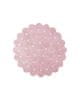 Ručne tkaný kusový koberec Little Biscuit Pink 140x140 kytka