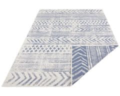 NORTHRUGS Kusový koberec Twin Supreme 103863 Blue / Cream – na von aj na doma 80x150