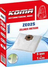 KOMA ZE02S - Sada 25 ks vreciek do vysávača Zelmer Meteor