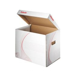 Esselte Archívna krabica univerzálna biela/červená 398x302x280 mm