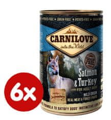 Carnilove Wild Meat Salmon & Turkey 6x 400 g