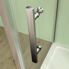 H K Obdĺžnikový sprchovací kút MELODY B8 100x70 cm so zalamovacími dverami 