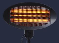 Excellent Electrics PROGARDEN Ohrevná vykurovacia lampa stojaci infražiarič 2000W KO-EE5000030