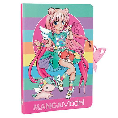 Manga Model Zápisník s bločkami , Manga Nadja