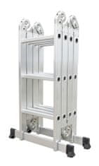 G21 Multifunkčný hliníkový rebrík , 4,6 m 6390462