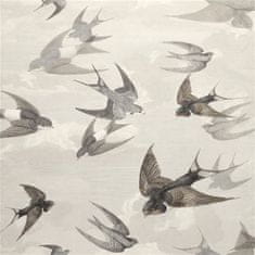 JOHN DERIAN Tapeta CHIMNEY Swallows SKY DUSK, kolekcia PICTURE BOOK PAPERS