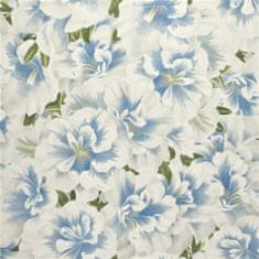 JOHN DERIAN Tapeta variegated AZALEA SWEDISH BLUE, kolekcia PICTURE BOOK PAPERS