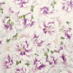 JOHN DERIAN Tapeta variegated AZALEA VIOLET, kolekcia PICTURE BOOK PAPERS