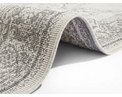 NORTHRUGS Kusový koberec Twin Supreme 104136 Grey / Cream – na von aj na doma 80x150