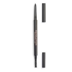 Makeup Revolution Precízne ceruzka na obočie s kefkou (Precise Brow Pencil) 0,05 g (Odtieň Dark Brown)