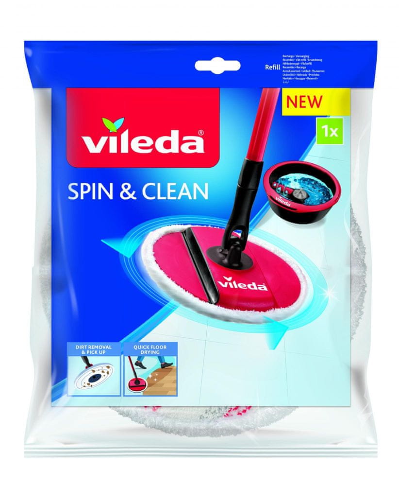 VILEDA Spin & Clean náhrada - rozbalené