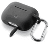 CellularLine Ochranný kryt s karabínou Bounce pre Apple AirPods Pro, čierna (BOUNCEAIRPODSPROK)