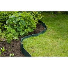 VERVELEY NATURA Polypropylénová záhradná obruba, hrúbka 3 mm, š 15 cm x 10 m, zelená