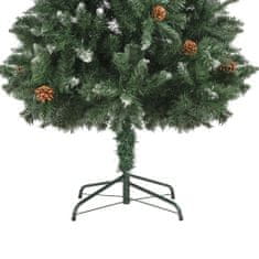 Vidaxl Umelý vianočný stromček s LED a súpravou gulí 180 cm